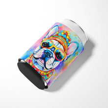 Load image into Gallery viewer, French Bulldog Hippie Dawg Can or Bottle Hugger