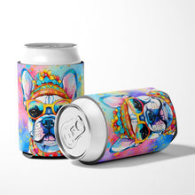 Load image into Gallery viewer, French Bulldog Hippie Dawg Can or Bottle Hugger