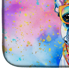 Load image into Gallery viewer, French Bulldog Hippie Dawg Dish Drying Mat
