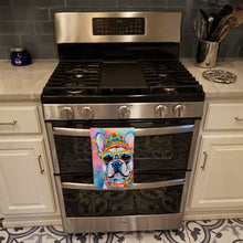 Load image into Gallery viewer, French Bulldog Hippie Dawg Kitchen Towel