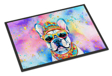 Load image into Gallery viewer, French Bulldog Hippie Dawg Doormat - 18X27 Indoor / Outdoor Rug | Made in USA