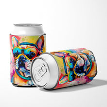 Load image into Gallery viewer, French Bulldog Hippie Dawg Can or Bottle Hugger