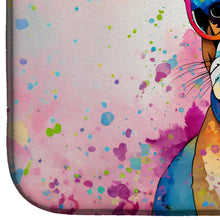 Load image into Gallery viewer, French Bulldog Hippie Dawg Dish Drying Mat