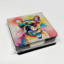 Load image into Gallery viewer, French Bulldog Hippie Dawg PU Leather Note Paper Holder