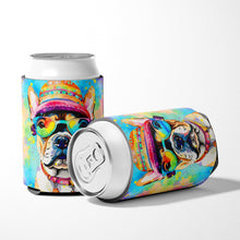 Load image into Gallery viewer, French Bulldog Hippie Dawg Can or Bottle Hugger
