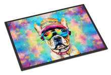 Load image into Gallery viewer, French Bulldog Hippie Dawg Doormat - 18X27 Indoor / Outdoor Rug | Made in USA