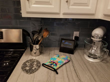 Load image into Gallery viewer, French Bulldog Hippie Dawg Oven Mitt