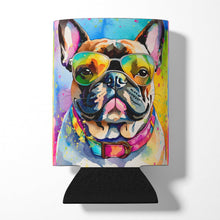 Load image into Gallery viewer, French Bulldog Hippie Dawg Can or Bottle Hugger
