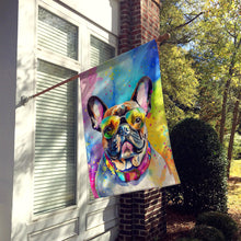 Load image into Gallery viewer, French Bulldog Hippie Dawg House Flag