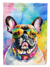 Load image into Gallery viewer, French Bulldog Hippie Dawg House Flag