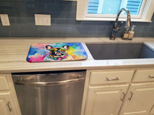 Load image into Gallery viewer, French Bulldog Hippie Dawg Dish Drying Mat