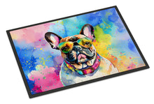 Load image into Gallery viewer, French Bulldog Hippie Dawg Doormat - 18X27 Indoor / Outdoor Rug | Made in USA