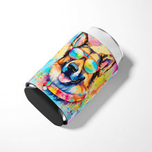Load image into Gallery viewer, German Shepherd Hippie Dawg Can or Bottle Hugger