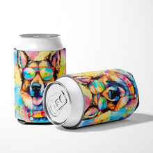 Load image into Gallery viewer, German Shepherd Hippie Dawg Can or Bottle Hugger