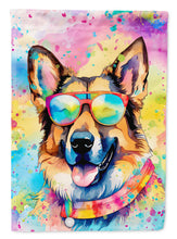 Load image into Gallery viewer, German Shepherd Hippie Dawg House Flag