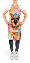 Load image into Gallery viewer, German Shepherd Hippie Dawg Apron – Artist-Designed Kitchen, BBQ &amp; Craft Apron