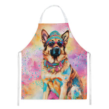 Load image into Gallery viewer, German Shepherd Hippie Dawg Apron – Artist-Designed Kitchen, BBQ &amp; Craft Apron