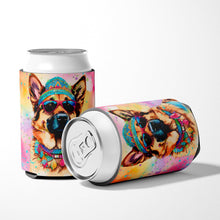 Load image into Gallery viewer, German Shepherd Hippie Dawg Can or Bottle Hugger