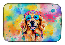 Load image into Gallery viewer, Golden Retriever Hippie Dawg Dish Drying Mat