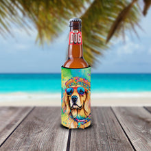 Load image into Gallery viewer, Golden Retriever Hippie Dawg Slim Can Huggers – Fun, Functional Drink Coolers for Every Occasion