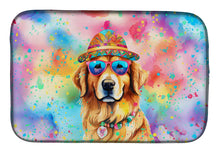 Load image into Gallery viewer, Golden Retriever Hippie Dawg Dish Drying Mat