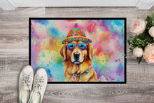 Load image into Gallery viewer, Golden Retriever Hippie Dawg Doormat - 18X27 Indoor / Outdoor Rug | Made in USA