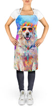 Load image into Gallery viewer, Great Pyrenees Hippie Dawg Apron – Artist-Designed Kitchen, BBQ &amp; Craft Apron