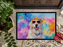 Load image into Gallery viewer, Great Pyrenees Hippie Dawg Doormat - 24x36 Decorative Floor Mat – Indoor/Outdoor Rug with Artistic Flair