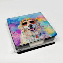 Load image into Gallery viewer, Great Pyrenees Hippie Dawg PU Leather Note Paper Holder