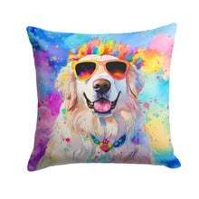 Load image into Gallery viewer, Great Pyrenees Hippie Dawg Fabric Decorative Pillow