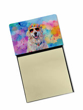 Load image into Gallery viewer, Great Pyrenees Hippie Dawg Sticky Note Holder- Refiilable Desk Accessory Note Pad