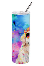 Load image into Gallery viewer, Great Pyrenees Hippie Dawg Stainless Steel Skinny Tumbler