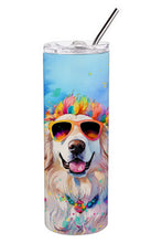 Load image into Gallery viewer, Great Pyrenees Hippie Dawg Stainless Steel Skinny Tumbler