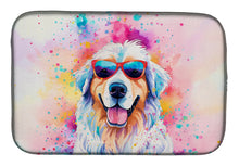 Load image into Gallery viewer, Great Pyrenees Hippie Dawg Dish Drying Mat