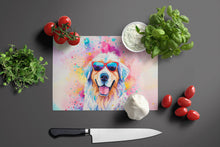 Load image into Gallery viewer, Great Pyrenees Hippie Dawg Glass Cutting Boards – Durable, Decorative Kitchen Art Large