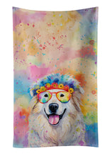 Load image into Gallery viewer, Great Pyrenees Hippie Dawg Kitchen Towel