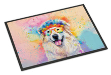 Load image into Gallery viewer, Great Pyrenees Hippie Dawg Doormat - 18X27 Indoor / Outdoor Rug | Made in USA