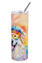 Load image into Gallery viewer, Great Pyrenees Hippie Dawg Stainless Steel Skinny Tumbler