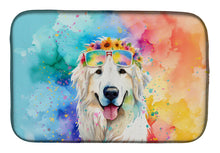 Load image into Gallery viewer, Great Pyrenees Hippie Dawg Dish Drying Mat