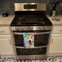 Load image into Gallery viewer, Great Pyrenees Hippie Dawg Kitchen Towel