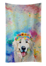 Load image into Gallery viewer, Great Pyrenees Hippie Dawg Kitchen Towel