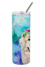 Load image into Gallery viewer, Great Pyrenees Hippie Dawg Stainless Steel Skinny Tumbler