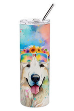 Load image into Gallery viewer, Great Pyrenees Hippie Dawg Stainless Steel Skinny Tumbler