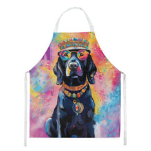Load image into Gallery viewer, Black Labrador Hippie Dawg Apron – Artist-Designed Kitchen, BBQ &amp; Craft Apron