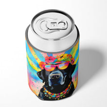 Load image into Gallery viewer, Black Labrador Hippie Dawg Can or Bottle Hugger