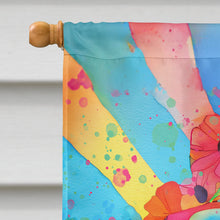 Load image into Gallery viewer, Black Labrador Hippie Dawg House Flag