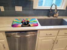Load image into Gallery viewer, Black Labrador Hippie Dawg Dish Drying Mat
