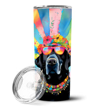 Load image into Gallery viewer, Black Labrador Hippie Dawg Stainless Steel Skinny Tumbler