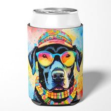 Load image into Gallery viewer, Black Labrador Hippie Dawg Can or Bottle Hugger