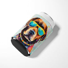 Load image into Gallery viewer, Chocolate Labrador Hippie Dawg Can or Bottle Hugger